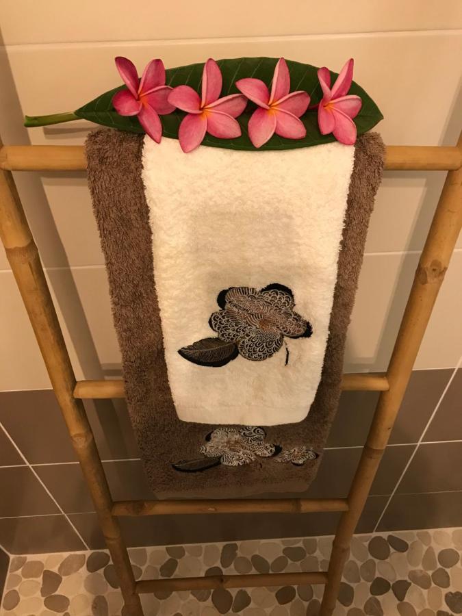 סן-פרנסואה Coeur Tiare Studio Lounge Piscine Plage Cocotiers מראה חיצוני תמונה