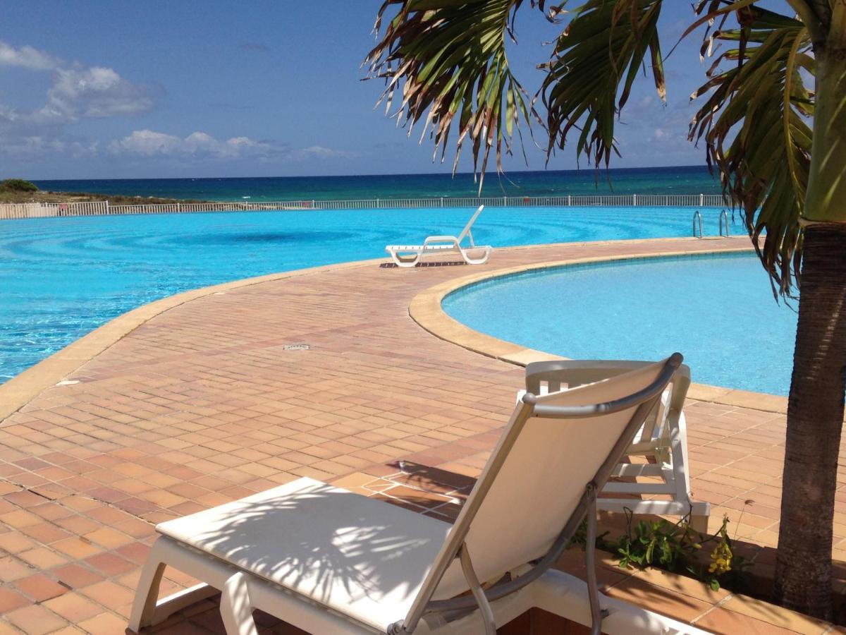 סן-פרנסואה Coeur Tiare Studio Lounge Piscine Plage Cocotiers מראה חיצוני תמונה