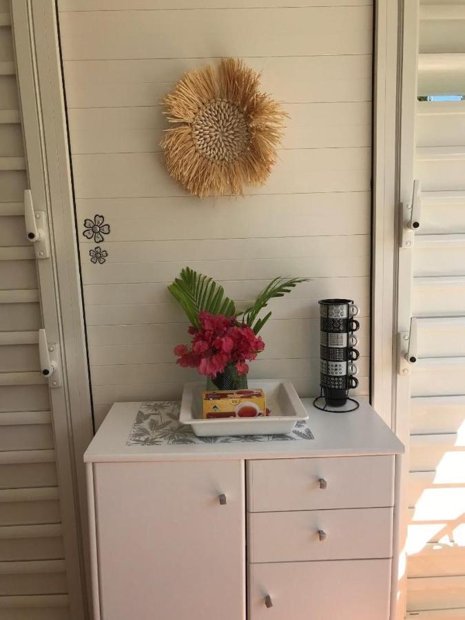 סן-פרנסואה Coeur Tiare Studio Lounge Piscine Plage Cocotiers מראה חיצוני תמונה